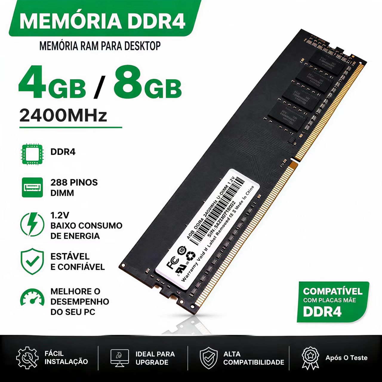 Pamięć RAM DDR4 4GB 8GB 2400MH – Server Memory Ddr4 recenzja i cena